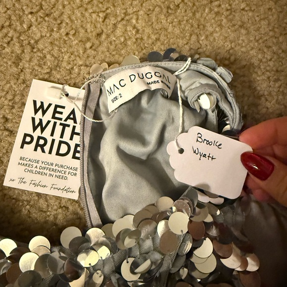 Mac Duggal Elegant Sequin Sleeveless Dress - Picture 4 of 4